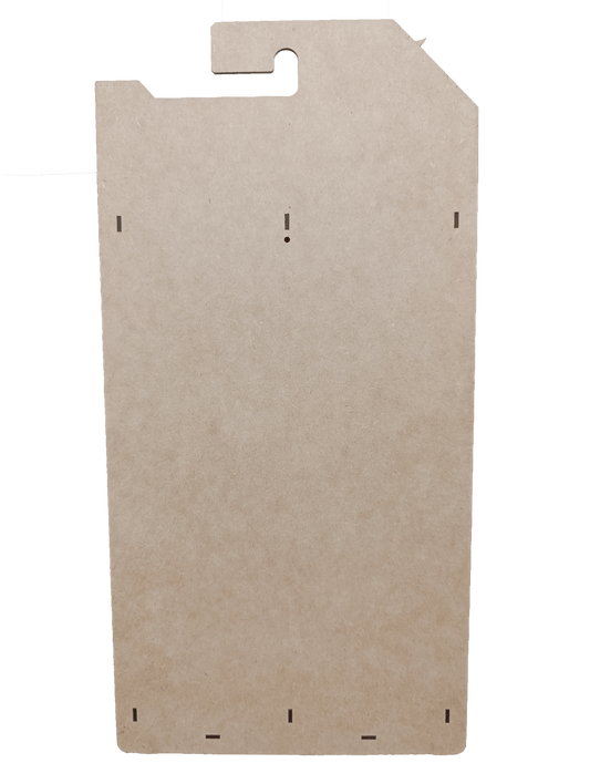 Exhibidor de Carritos Hot Wheels de MDF para 20 carritos Natural