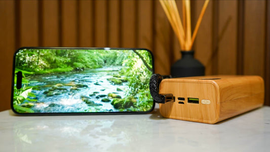 Cargador de Bambú - Powerbank 22.5 W Cabam