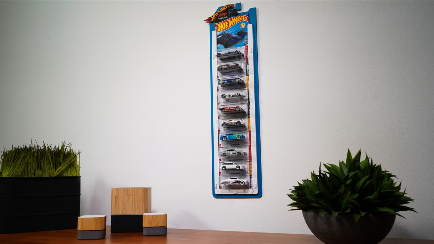 Exhibidor de Carritos Hot Wheels de MDF