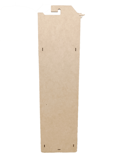 Exhibidor de Carritos Hot Wheels de MDF para 10 carritos Natural