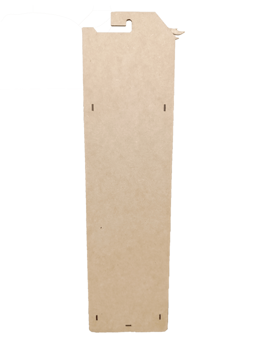 Exhibidor de Carritos Hot Wheels de MDF para 10 carritos Natural