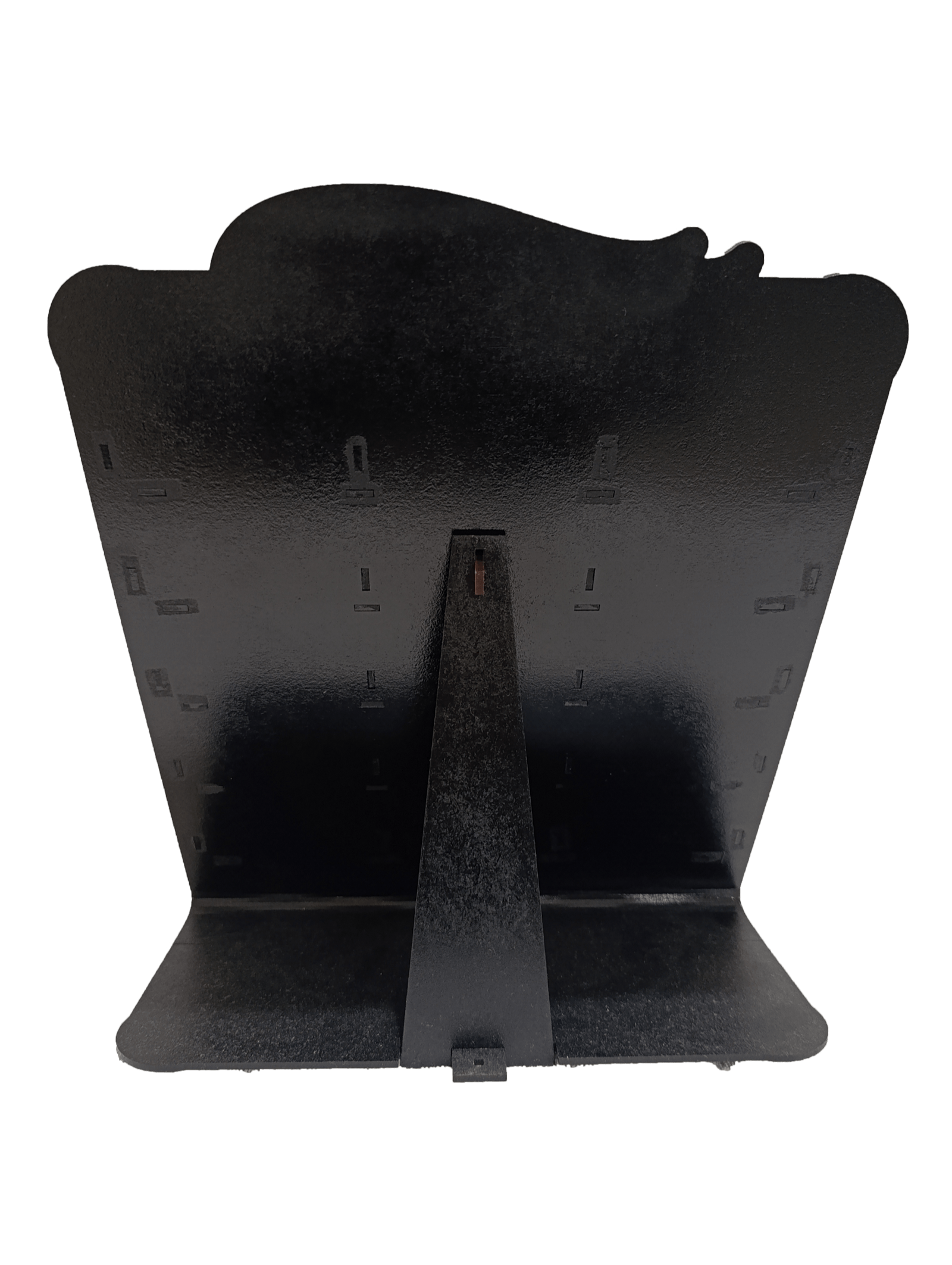 Exhibidor de Carritos Hot Wheels de MDF para 15 carritos Color negro