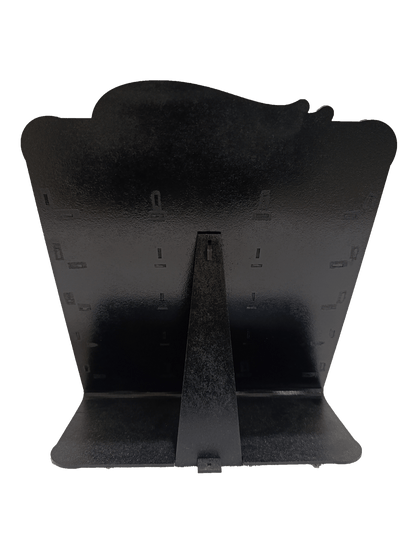 Exhibidor de Carritos Hot Wheels de MDF para 15 carritos Color negro