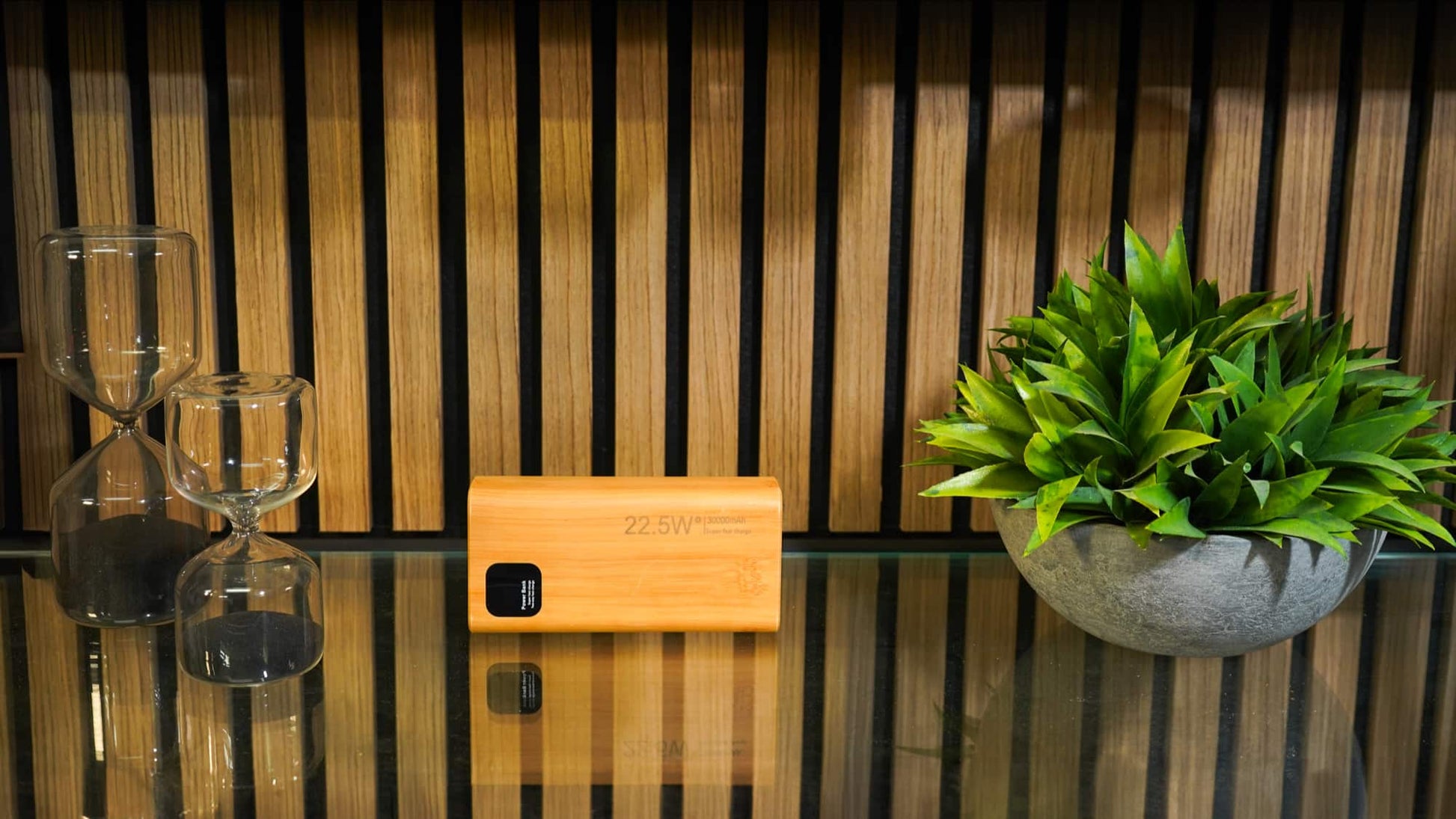 Cargador de Bambú - Powerbank 22.5 W Cabam
